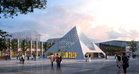 河池金字塔网架