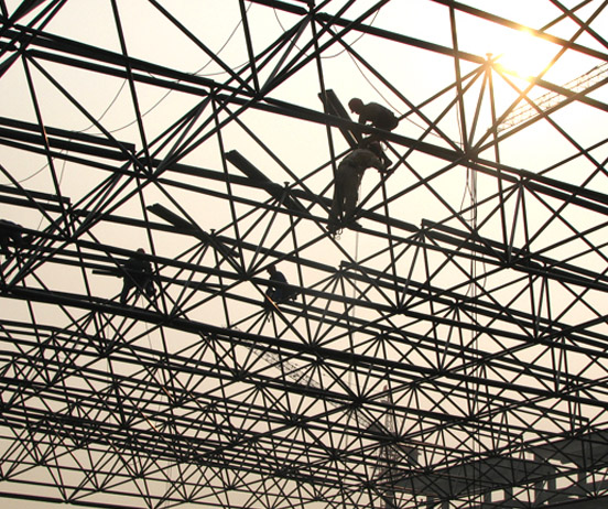 河池厂房网架安装