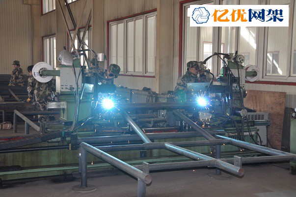 河池螺栓球网架加工车间